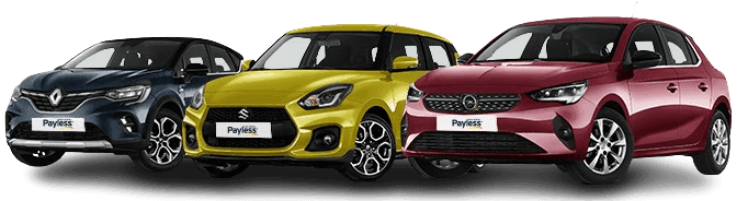 Three Payless Cars for rent in Ireland